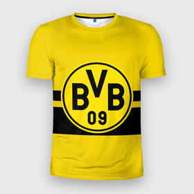 Мужская футболка 3D спортивная с принтом BORUSSIA DORTMUND , 100% полиэстер с улучшенными характеристиками | приталенный силуэт, круглая горловина, широкие плечи, сужается к линии бедра | borussia | bundesliga | football | germani | sport | бундеслига | германия | желтый | логотип | спорт | футбол