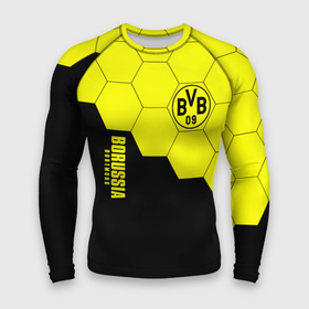 Мужской рашгард 3D с принтом Borussia Dortmund в Кировске,  |  | borussia | bvb | dortmund | fifa | football | soccer | uefa | боруссия | германия | клуб | лига | матч | мяч | спорт | уефа | фифа | футбол | шмельцер