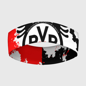 Повязка на голову 3D с принтом FC Borussia в Курске,  |  | football | germany | sancho dortmund | soccer | бавария | боруссия | дортмунд | лига чемпионов | псж | футбол | холанд | эрлинг холанд