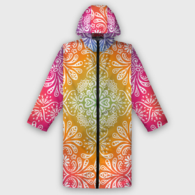 Дождевик унисекс 3D с принтом Цветочный узор в Рязани,  |  | pattern | runes | знаки | иероглифы | орнамент | руны | символы | узор | фигуры