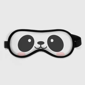 Маска для сна 3D с принтом Panda в Петрозаводске, внешний слой — 100% полиэфир, внутренний слой — 100% хлопок, между ними — поролон |  | 2d | panda | маска для сна | милые животные | панда | панды