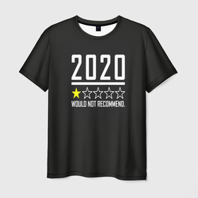 Мужская футболка 3D с принтом 2020 не рекомендую в Тюмени, 100% полиэфир | прямой крой, круглый вырез горловины, длина до линии бедер | 2020 год | 2020 год выйди и зайди нормально | антивирус | вирус | високосный год | война | врач | врачи | грипп | двадцать | две тысячи двадцатый год | карантин | китай | корона | коронавирус | мечты