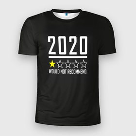 Мужская футболка 3D спортивная с принтом 2020 не рекомендую в Санкт-Петербурге, 100% полиэстер с улучшенными характеристиками | приталенный силуэт, круглая горловина, широкие плечи, сужается к линии бедра | Тематика изображения на принте: 2020 год | 2020 год выйди и зайди нормально | антивирус | вирус | високосный год | война | врач | врачи | грипп | двадцать | две тысячи двадцатый год | карантин | китай | корона | коронавирус | мечты