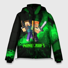 Мужская зимняя куртка 3D с принтом Minecraft Майнкрафт в городе Новоалтайск, верх — 100% полиэстер; подкладка — 100% полиэстер; утеплитель — 100% полиэстер | длина ниже бедра, свободный силуэт Оверсайз. Есть воротник-стойка, отстегивающийся капюшон и ветрозащитная планка. 

Боковые карманы с листочкой на кнопках и внутренний карман на молнии. | craft | creeper | dungeon | dungeons | earth | game | logo | mine | minecraft | mobile | online | дунгеонс | земля | зомби | игра | крипер | лого | майкрафт | майнкрафт | мобайл | онлайн | подземелье | подземелья