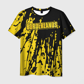 Мужская футболка 3D с принтом  Borderlands в Новосибирске, 100% полиэфир | прямой крой, круглый вырез горловины, длина до линии бедер | 2k | bl | bl3 | borderlands | legendary | lilith | loot | looter shooter | pc | review | zombie island | брик | лилит | мордекай | пограничье | роланд