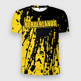 Мужская футболка 3D спортивная с принтом  Borderlands в Петрозаводске, 100% полиэстер с улучшенными характеристиками | приталенный силуэт, круглая горловина, широкие плечи, сужается к линии бедра | Тематика изображения на принте: 2k | bl | bl3 | borderlands | legendary | lilith | loot | looter shooter | pc | review | zombie island | брик | лилит | мордекай | пограничье | роланд