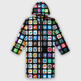 Дождевик унисекс 3D с принтом Iphone and Apps Icons в городе Новоалтайск,  |  | android | apk | apps | icon | iphone | iphone and apps icons | social | айфон | андроид | значок | приложение