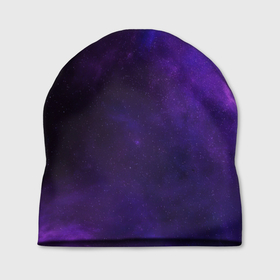 Шапка 3D с принтом Фиолетовая звезда в Курске, 100% полиэстер | универсальный размер, печать по всей поверхности изделия | арт | звезда | звёзды | карлик | космос | облако | синий | сияние | темный | фиолетовый | черный | яркая | яркие цвета