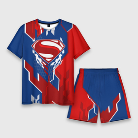 Мужской костюм с шортами 3D с принтом Знак Супермен в Белгороде,  |  | justice league movie | superman logo | vdpartat | геометрия | знаки | лига справедливости | логотипы | символы | супермен