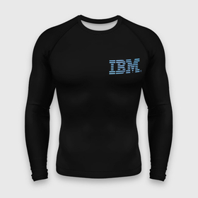 Мужской рашгард 3D с принтом IBM Company в Тюмени,  |  | Тематика изображения на принте: company | ibm | it | logo | айбиэм | компьютеры | лого