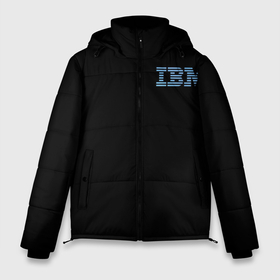 Мужская зимняя куртка 3D с принтом IBM Company в Петрозаводске, верх — 100% полиэстер; подкладка — 100% полиэстер; утеплитель — 100% полиэстер | длина ниже бедра, свободный силуэт Оверсайз. Есть воротник-стойка, отстегивающийся капюшон и ветрозащитная планка. 

Боковые карманы с листочкой на кнопках и внутренний карман на молнии. | company | ibm | it | logo | айбиэм | компьютеры | лого