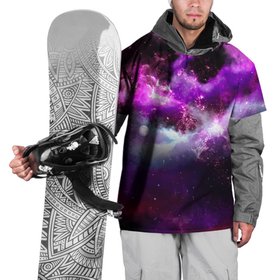 Накидка на куртку 3D с принтом Космическое небо в Курске, 100% полиэстер |  | арт | звёзды | космос | облако | сияние | туманность | яркие цвета