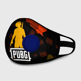 Маска из неопрена с принтом PUBG / ПАБГ в городе Новоалтайск, неопрен 100% | Форма огибающая нос. Резинки для ушей с дополнительной резинкой на затылке. Клапан для выдоха для активного дыхания при занятиях спортом. Эластичный материал маски и окантовки для лучшего растяжения и прилегания маски.  | Тематика изображения на принте: announ | battle | battleground | battlegrounds | game | games | lite | logo | mobile | player | playerunknown | pubg | royale | анноун | батл | батлграунд | згип | игра | игры | лайт | лого | логотип | логотипы | мобайл | онлайн | пабг | плеер |