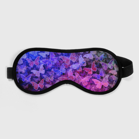 Маска для сна 3D с принтом Стеклянный рой в Тюмени, внешний слой — 100% полиэфир, внутренний слой — 100% хлопок, между ними — поролон |  | бабочка | бабочки | зелёный | красный чёрный | розовый | синий | фиолетовый | черный