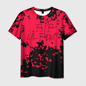 Мужская футболка 3D с принтом Lil Peep в Тюмени, 100% полиэфир | прямой крой, круглый вырез горловины, длина до линии бедер | benz truck | emo rap | gbc | gustav elijah ahr | hip hop | lil | lil peep | lil tracy | lilpeep | peep | rap | rip | густав элайджа | лил пип