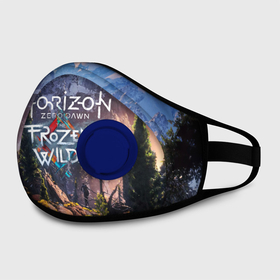 Маска из неопрена с принтом Horizon Zero Dawn в городе Новоалтайск, неопрен 100% | Форма огибающая нос. Резинки для ушей с дополнительной резинкой на затылке. Клапан для выдоха для активного дыхания при занятиях спортом. Эластичный материал маски и окантовки для лучшего растяжения и прилегания маски.  | aloy | antasy girl | art | artwork | digital art | fantasy | horizon | horizon: zero dawn | landscape | tallneck | warrior fantasy | weapon | zero dawn