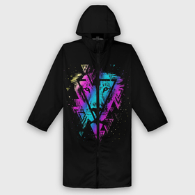 Дождевик унисекс 3D с принтом Lion Neon в городе Новоалтайск,  |  | lion | lion art | neon | rgb | звездный лев | лев | лев арт | неон | неоновый