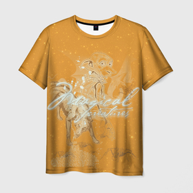 Мужская футболка 3D с принтом Magical Creatures в Кировске, 100% полиэфир | прямой крой, круглый вырез горловины, длина до линии бедер | dobby | harry potter | vdosadir | гарри поттер | джоан роулинг | добби