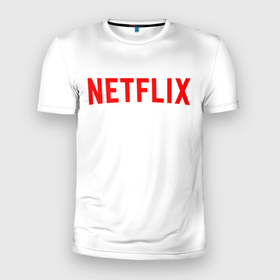 Мужская футболка 3D Slim с принтом NETFLIX в Санкт-Петербурге, 100% полиэстер с улучшенными характеристиками | приталенный силуэт, круглая горловина, широкие плечи, сужается к линии бедра | netflix | stranger things | нетфликс | очень странные дела