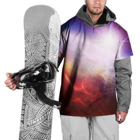 Накидка на куртку 3D с принтом Звезды в неоне в Екатеринбурге, 100% полиэстер |  | galaxy | nasa | nebula | space | star | абстракция | вселенная | галактика | звезда | звезды | космический | наса | планеты