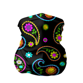 Бандана-труба 3D с принтом ЦВЕТЫ в Белгороде, 100% полиэстер, ткань с особыми свойствами — Activecool | плотность 150‒180 г/м2; хорошо тянется, но сохраняет форму | flower | neon | лепестки | неон | пестрый | природа | ромашки | цветы | яркие