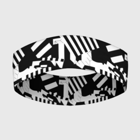 Повязка на голову 3D с принтом Хаотичные линии в Тюмени,  |  | абстракция | белое | геометрические абстракции | геометрия | кляксы | линии | полоски | полосы | пятна | узоры | хаос | хаотичные линии | черно белое | чернобелое | черное | черные линии