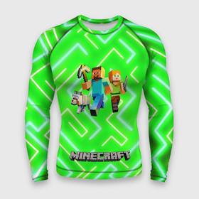 Мужской рашгард 3D с принтом Майнкрафт   Minecraft в Новосибирске,  |  | alex | creeper | dungeons | minecraft | piggy | steve | алекс | бой | гаст | герои | детские | зелень | зомби | крипер | логотипигры | майнкрафт | мобы | неоновый | песочница | пигги | пиксельный | подземелья | популярные