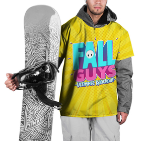 Накидка на куртку 3D с принтом Fall Guys в Тюмени, 100% полиэстер |  | fall guys | fallguys | ultimate knockout | игры | фолл гайз
