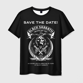 Мужская футболка 3D с принтом The End World Tour в Санкт-Петербурге, 100% полиэфир | прямой крой, круглый вырез горловины, длина до линии бедер | black sabbath | black sabbath 