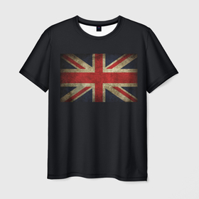 Мужская футболка 3D с принтом Britain в Белгороде, 100% полиэфир | прямой крой, круглый вырез горловины, длина до линии бедер | белый | британия | великобритания | европа | красный | синий | флаг