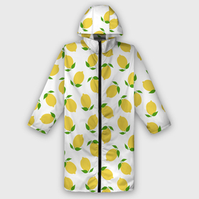 Дождевик унисекс 3D с принтом ЛИМОННАЯ в городе Новоалтайск,  |  | food | lemon | pattern | еда | желтая | лемоны | лимоны | паттерн