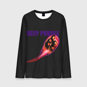 Мужской лонгслив 3D с принтом Deep Purple в Петрозаводске, 100% полиэстер | длинные рукава, круглый вырез горловины, полуприлегающий силуэт | album | deep | hard | metal | purple | rock | альбом | британия | группа | метал | рок | хард | хеви