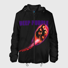 Мужская куртка 3D с принтом Deep Purple в Курске, ткань верха — 100% полиэстер, подклад — флис | прямой крой, подол и капюшон оформлены резинкой с фиксаторами, два кармана без застежек по бокам, один большой потайной карман на груди. Карман на груди застегивается на липучку | Тематика изображения на принте: album | deep | hard | metal | purple | rock | альбом | британия | группа | метал | рок | хард | хеви