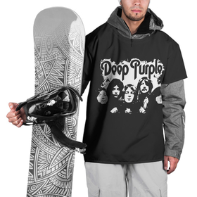 Накидка на куртку 3D с принтом Deep Purple в Екатеринбурге, 100% полиэстер |  | Тематика изображения на принте: album | deep | hard | metal | purple | rock | альбом | британия | группа | метал | рок | хард | хеви