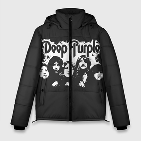 Мужская зимняя куртка 3D с принтом Deep Purple в Курске, верх — 100% полиэстер; подкладка — 100% полиэстер; утеплитель — 100% полиэстер | длина ниже бедра, свободный силуэт Оверсайз. Есть воротник-стойка, отстегивающийся капюшон и ветрозащитная планка. 

Боковые карманы с листочкой на кнопках и внутренний карман на молнии. | Тематика изображения на принте: album | deep | hard | metal | purple | rock | альбом | британия | группа | метал | рок | хард | хеви