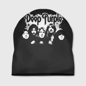 Шапка 3D с принтом Deep Purple в Новосибирске, 100% полиэстер | универсальный размер, печать по всей поверхности изделия | album | deep | hard | metal | purple | rock | альбом | британия | группа | метал | рок | хард | хеви