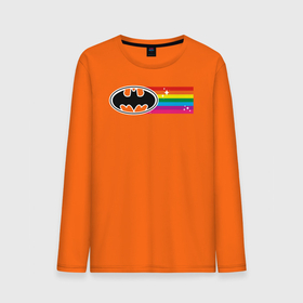 Мужской лонгслив хлопок с принтом Batman Rainbow Logo в Петрозаводске, 100% хлопок |  | Тематика изображения на принте: batman | dc pride | justice league | pride | vdosadir | бэтмен | лига справедливости | прайд | радуга