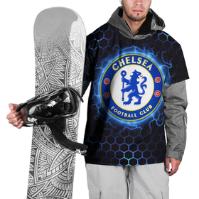 Накидка на куртку 3D с принтом Челси в Курске, 100% полиэстер |  | chelsea | chelsea fc | лондон | спорт | фанатская | футбольная | футбольный клуб | футбольный клуб челси | челси