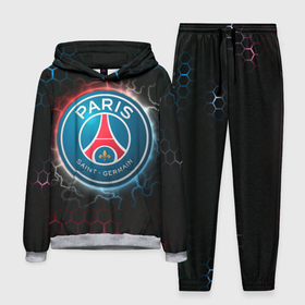 Мужской костюм 3D (с толстовкой) с принтом ПСЖ в городе Новоалтайск,  |  | paris saint germain | psg | пари сен жермен | парижане | псж | спорт | футбол | футбольный клуб