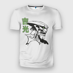 Мужская футболка 3D спортивная с принтом  Yoshimitsu Tekken  в Новосибирске, 100% полиэстер с улучшенными характеристиками | приталенный силуэт, круглая горловина, широкие плечи, сужается к линии бедра | Тематика изображения на принте: game | jin | king | playstation | samurai | teken | tekken | yoshimitsu | боец | джин | ёсимицу | ёшимитсу | ёшимицу | железный | игра | иерглифы | йошимитсу | йошимицу | кинг | кулак | олдскул | плэйстэйшн | самурай | текен | теккен