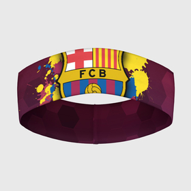 Повязка на голову 3D с принтом Barcelona в Курске,  |  | barcelona | barselona | futbol club | барса | барселона | лионель месси | люблю футбол | месси | сине гранатовые | фанат | фк барселона | форма | форма игроков | футбол | футбольный клуб | эмблема | эмблема клуба