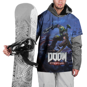 Накидка на куртку 3D с принтом Doom Eternal The Ancient Gods , 100% полиэстер |  | demon | dlc | doom | doom slayer | doomguy | eternal | games | the ancient gods | демон | древние боги | дум | игры | палач рока