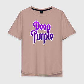 Мужская футболка хлопок Oversize с принтом Deep Purple в Тюмени, 100% хлопок | свободный крой, круглый ворот, “спинка” длиннее передней части | deep purple | альбом | гловер | группа | дееп | деп | ди | дип | диперпл | дипперпл | иэн гиллан | иэн пэйс | лого | логотип | метал | морс | пепл | перпл | прогрессивный | психоделический | рок | символ | хард