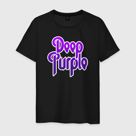 Мужская футболка хлопок с принтом Deep Purple в Санкт-Петербурге, 100% хлопок | прямой крой, круглый вырез горловины, длина до линии бедер, слегка спущенное плечо. | deep purple | альбом | гловер | группа | дееп | деп | ди | дип | диперпл | дипперпл | иэн гиллан | иэн пэйс | лого | логотип | метал | морс | пепл | перпл | прогрессивный | психоделический | рок | символ | хард