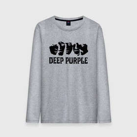 Мужской лонгслив хлопок с принтом Deep Purple в Санкт-Петербурге, 100% хлопок |  | deep purple | альбом | гловер | группа | дееп | деп | ди | дип | диперпл | дипперпл | иэн гиллан | иэн пэйс | лого | логотип | метал | морс | пепл | перпл | прогрессивный | психоделический | рок | символ | хард
