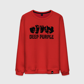 Мужской свитшот хлопок с принтом Deep Purple в Белгороде, 100% хлопок |  | deep purple | альбом | гловер | группа | дееп | деп | ди | дип | диперпл | дипперпл | иэн гиллан | иэн пэйс | лого | логотип | метал | морс | пепл | перпл | прогрессивный | психоделический | рок | символ | хард
