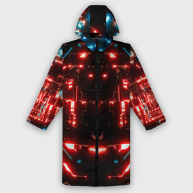 Дождевик унисекс 3D с принтом Neon Lights в Ухте,  |  | blue | cyberpunk2077 | girl | neon | неон | неоновая