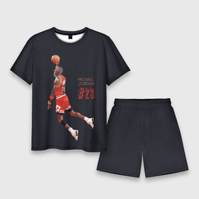 Мужской костюм с шортами 3D с принтом MICHAEL JORDAN ,  |  | jordan | michael | michael jordan | nba | баскетбол | баскетболист | джордан | защитник | майкл | майкл джордан | нба