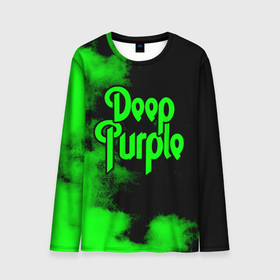 Мужской лонгслив 3D с принтом Deep Purple в Санкт-Петербурге, 100% полиэстер | длинные рукава, круглый вырез горловины, полуприлегающий силуэт | deep purple | альбом | гловер | группа | дееп | деп | ди | дип | диперпл | дипперпл | иэн гиллан | иэн пэйс | лого | логотип | метал | морс | пепл | перпл | прогрессивный | психоделический | рок | символ | хард
