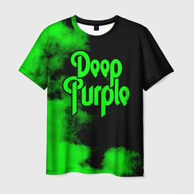Мужская футболка 3D с принтом Deep Purple в Петрозаводске, 100% полиэфир | прямой крой, круглый вырез горловины, длина до линии бедер | deep purple | альбом | гловер | группа | дееп | деп | ди | дип | диперпл | дипперпл | иэн гиллан | иэн пэйс | лого | логотип | метал | морс | пепл | перпл | прогрессивный | психоделический | рок | символ | хард